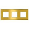 FD01243OB Рамка Madrid Bright Gold 3-постовая Fede