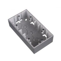 1590752-033 Монтажная коробка для накладного монтажа, 2 поста, алюминий Simon 15