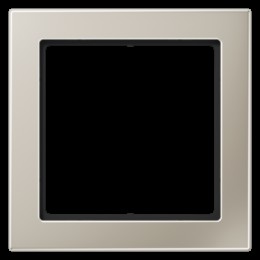 FDES2982 Рамка FD Design Сталь Edelstahl 1-постовая Jung