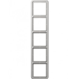 CD585LG Рамка CD 500 Светло-серый 5-постовая Jung
