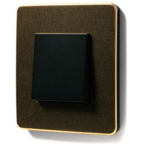 NU280262 Рамка Unica Studio Metal Золото / Антрацит 1-постовая Schneider Electric