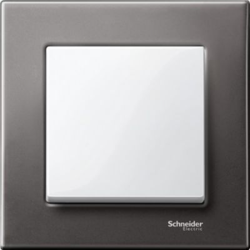 MTN403114 Рамка M-Elegance Серый родий 1-постовая Merten