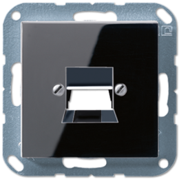 A569-1NWESW Крышка для 1-го модульного разъема, черн. Jung A серия