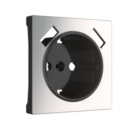 WL02-USB-CP Накладка для USB розетки (глянцевый никель) Antik Werkel a037019