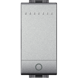 NT4043N LivingLight Кнопка (NO) с символом "Лампа", 1 модуль Bticino