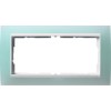1002395 Рамка без перегородки Event Салатовый / Белый 2-постовая Gira