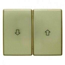 14340102 Клавиши с оттиском Стрелка цвет: золотой, металл Arsys Berker