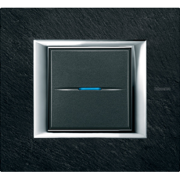 HA4802RLV Рамка Axolute Квадрат Ардезия 2-модульная Bticino