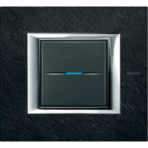 HA4802RLV Рамка Axolute Квадрат Ардезия 2-модульная Bticino