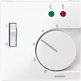 MTN534925 Центр. плата терморегулятора, белый акт Merten