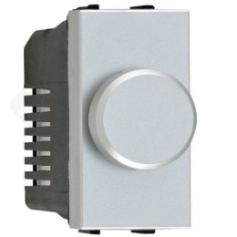 N2160.E PL Механизм электронного поворотного светорегулятора 500 Вт, 1-модульный, серия Zenit, цвет серебристый, ABB