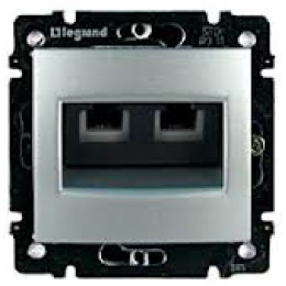 770243 Valena Розетка 2хRJ45 UTP кат.6 Legrand