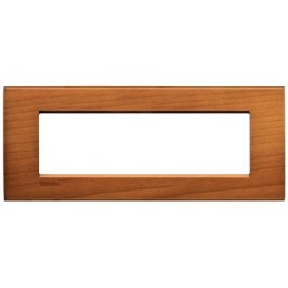 LNA4807LCA Рамка LivingLight Квадрат Американская вишня 7 модулей Bticino