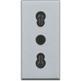 HC4180 Axolute Розетка 2К+З, 10/16 А 250 В~ с экранированными контактами Bticino