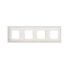 FD01234BD Рамка Provence White Decape 4-постовая Fede