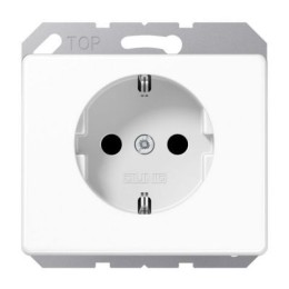 SL521WW SL 500 Белый  Розетка с/з винт зажим Jung