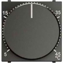 N2240.3 AN Механизм терморегулятора для тёплых полов с выносным датчиком температуры, 10А/250В, серия Zenit, цвет антрацит, ABB