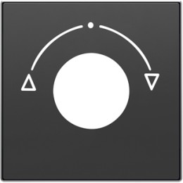 8553.1 NS Накладка для механизма выключателя с ключом на 3 положения, серия SKY, цвет чёрный барх., ABB