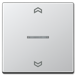 A590KO5PAL 1 клавиша для жалюзи с окошком, кр алюм. Jung A серия