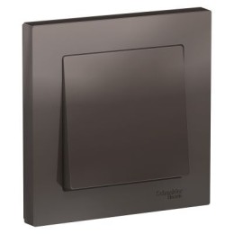 ATN000612 Atlasdesign 1-клавишный Выключатель, сх.1, 10АХ, в сборе, Мокко Schneider Electric