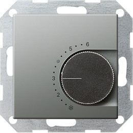 039020 Терморегулятор с размыкающим контактом 230/10 (4) A Сталь Gira E22