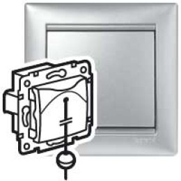 770119 Valena Переключатель перекидной со шнуром Legrand