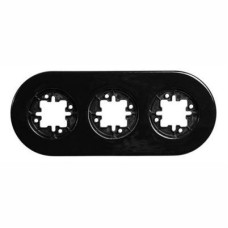 33803272 Рамка DO Black porcelaine 3-постовая Fontini 33803272 Рамка DO Black porcelaine 3-постовая Fontini