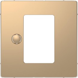 MTN5775-6051 D-life центральная накладка для сенсорного термостата, шампань Merten