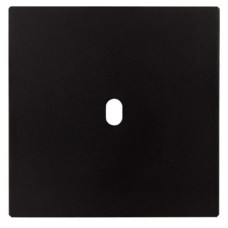 90A06C50 Fontini 5.1 Одинарная панель для двойного механизма переключения, BRUSHED MATT BLACK ALUMINIUM, кольцо NICKEL-PLATED 90A06C50 Fontini 5.1 Одинарная панель для двойного механизма переключения, BRUSHED MATT BLACK ALUMINIUM, кольцо NICKEL-PLATED