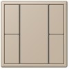 LC502TSA32142 Les Couleurs® Le Corbusier KNX кнопочный модуль F 50 с двумя парами кнопок ombre naturelle claire Jung
