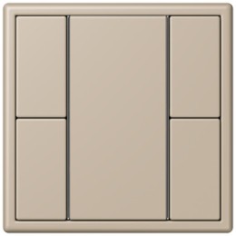 LC502TSA32142 Les Couleurs® Le Corbusier KNX кнопочный модуль F 50 с двумя парами кнопок ombre naturelle claire Jung