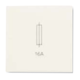 N2208 BL Держатель для предохранителя, 2-модульный, серия Zenit, цвет альпийский белый, ABB