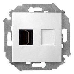 1591407-030 Розетка HDMI, белый Simon 15