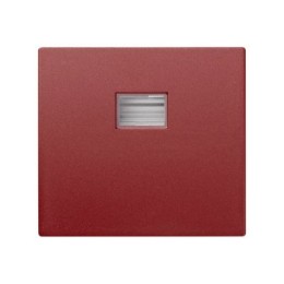 4400010-037 Клавиша декоративная сменная для выключателя одноклавишного с подсветкой, Simon 44 Aqua, красный