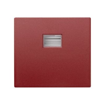 4400010-037 Клавиша декоративная сменная для выключателя одноклавишного с подсветкой, Simon 44 Aqua, красный
