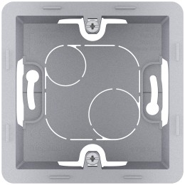 Коробка накладного монтажа - 1 пост Алюминий Legrand INSPIRIA 673982