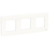 NU200618 Рамка Unica Studio Белый 3-постовая Schneider Electric