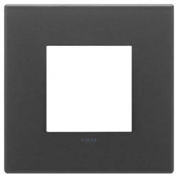 22642.73 Рамка Eikon EXE Черный матовый 2-модульная Vimar