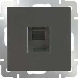 WL07-RJ-11 Телефонная розетка  RJ-11  (серо-коричневый) Antik Werkel a029854