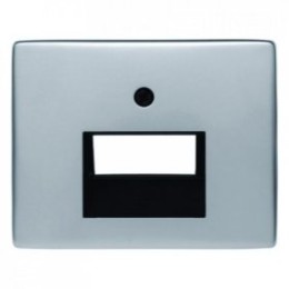 14100004 Центральная панель для UAE/E-DAT Design/Telekom розетка ISDN цвет: нержавеющая сталь Arsys Berker