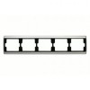 13940004 Рамка Arsys Нержавеющая сталь 5-постовая Berker