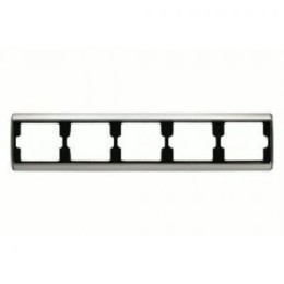 13940004 Рамка Arsys Нержавеющая сталь 5-постовая Berker
