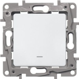 672203 Выключатель с подсветкой - Etika - 10 A - 250 В~ - белый Legrand