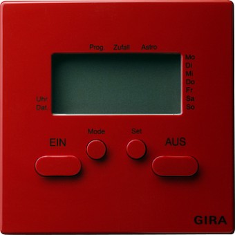 038543 Электронный таймер Красный Gira S-color