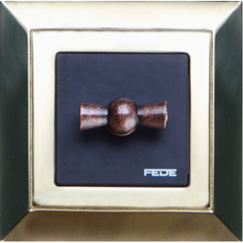 FD01251OB Рамка Barcelona Золото 1-постовая Fede