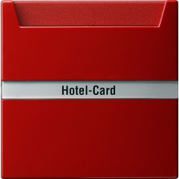 014043 Выключатель для карт, используемых в отелях Красный Gira S-color