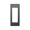 82040-68 Накладка на розетку без заземления, узкий модуль, S82C, графит Simon
