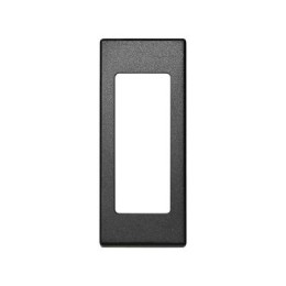 82040-68 Накладка на розетку без заземления, узкий модуль, S82C, графит Simon