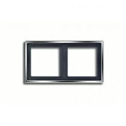 GCR2982 Рамка LS 990 Блестящий Хром 2-постовая Jung