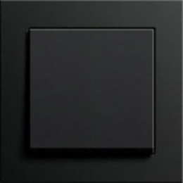 0211095 Рамка установочная для монтажа заподлицо E2 Черный матовый 1-постовая Gira